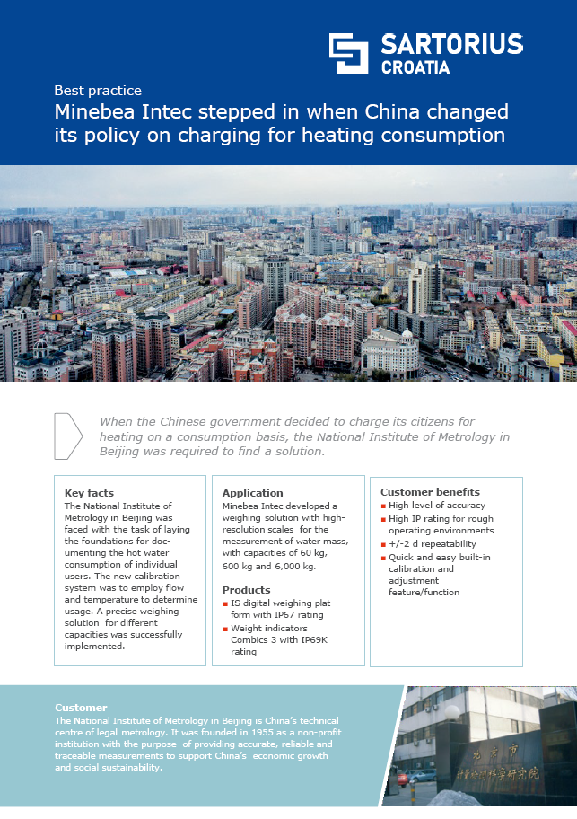 Case from China: Policy on charging for heating consumption - Sartorius Croatia