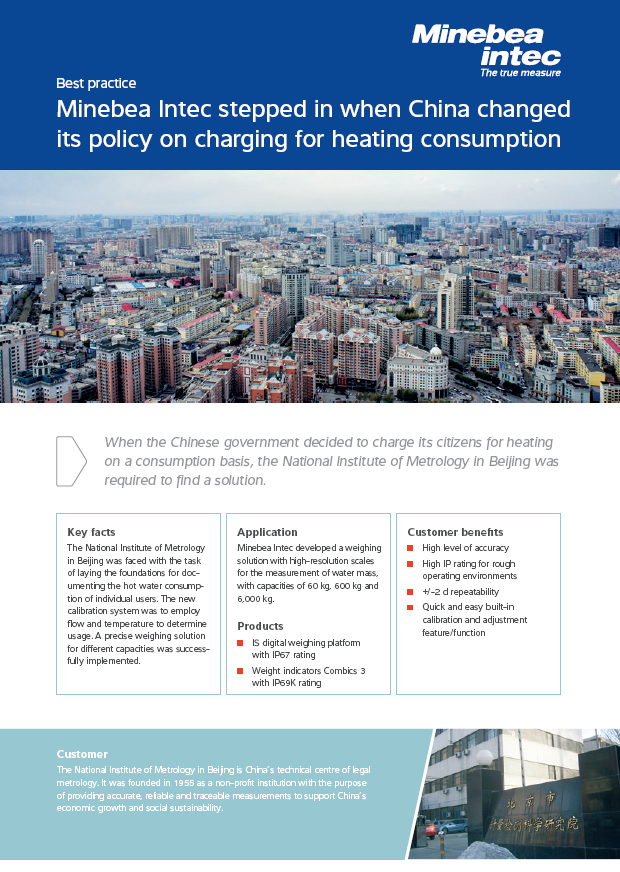 Primer iz Kitajske: Pravilnik o obračunu porabe ogrevanja - Sartorius Croatia 