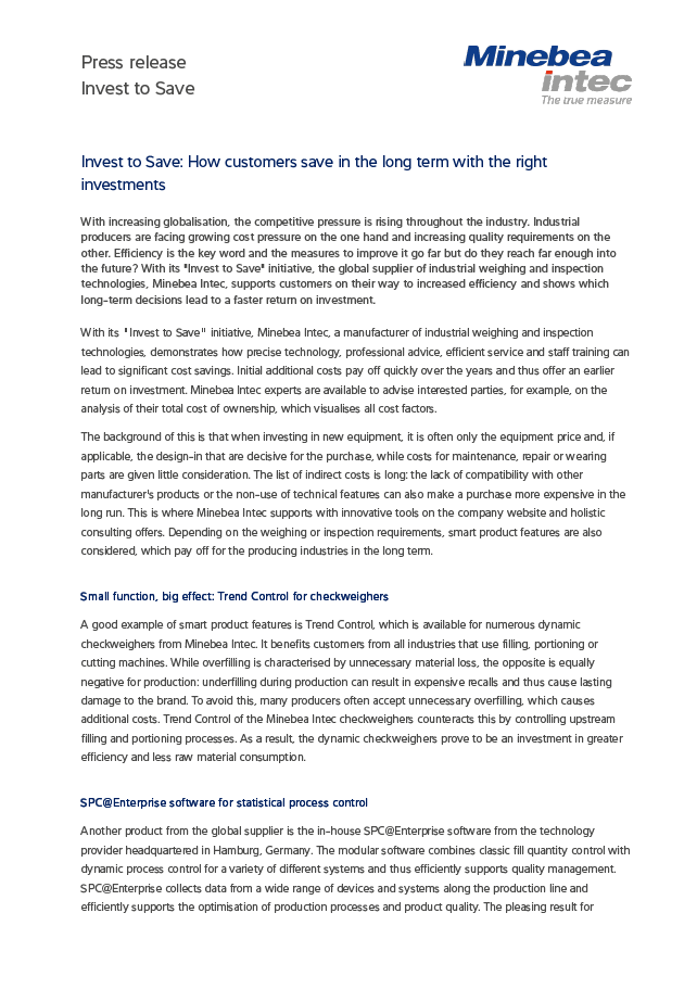 Ulažite radi uštede: Kako kupci dugoročno štede uz odgovarajuća ulaganja - Sartorius Croatia 