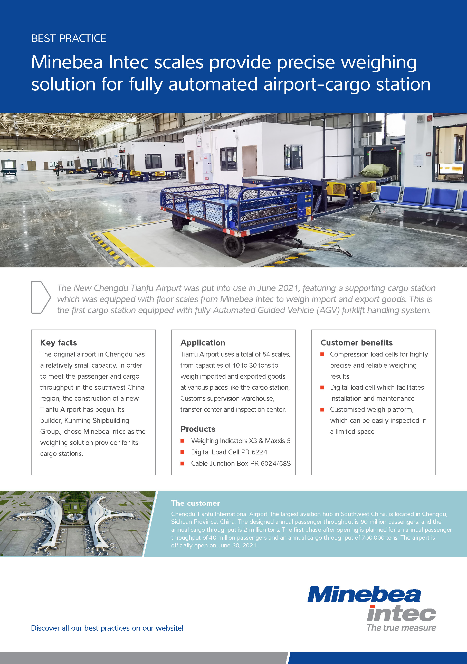 Minebea Intec vage pružaju precizno rješenje za vaganje za potpuno automatiziranu zračno-teretnu postaju - Sartorius Croatia 
