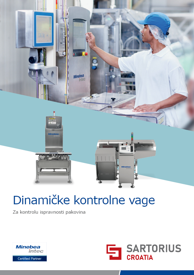 Dinamičke kontrolne vage - Sartorius Croatia 