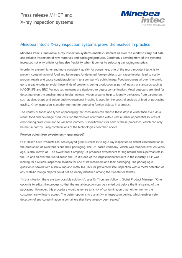 Uporaba naprav za rentgenski pregled v praksi - Sartorius Croatia 