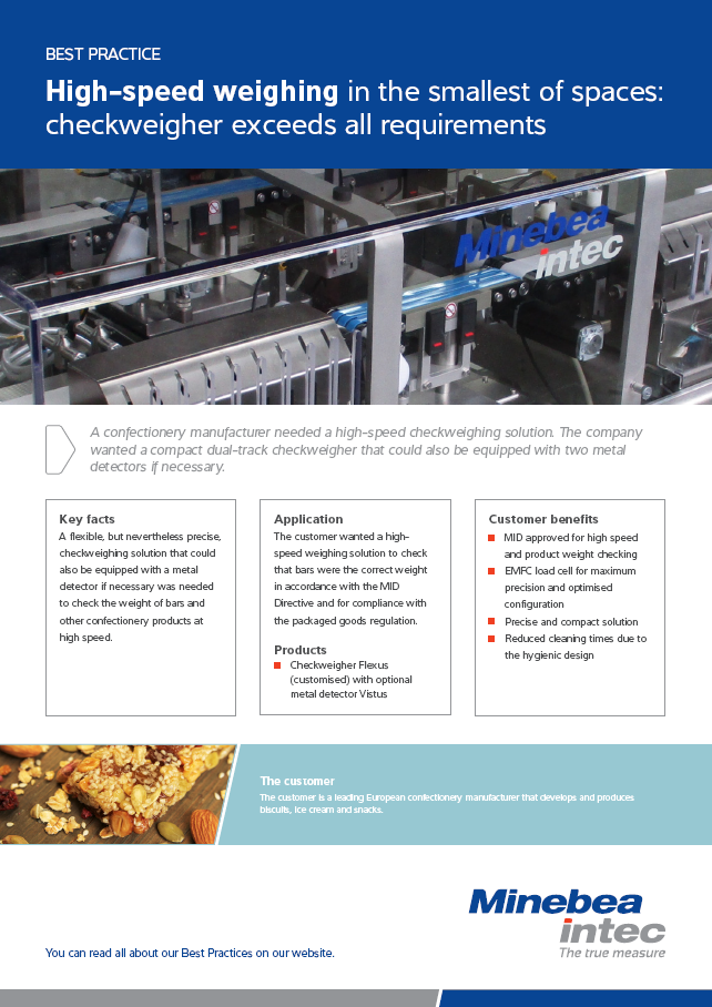 Vaganje velikom brzinom u najmanjim prostorima: kontrolna vaga premašuje sve zahtjeve - Sartorius Croatia 